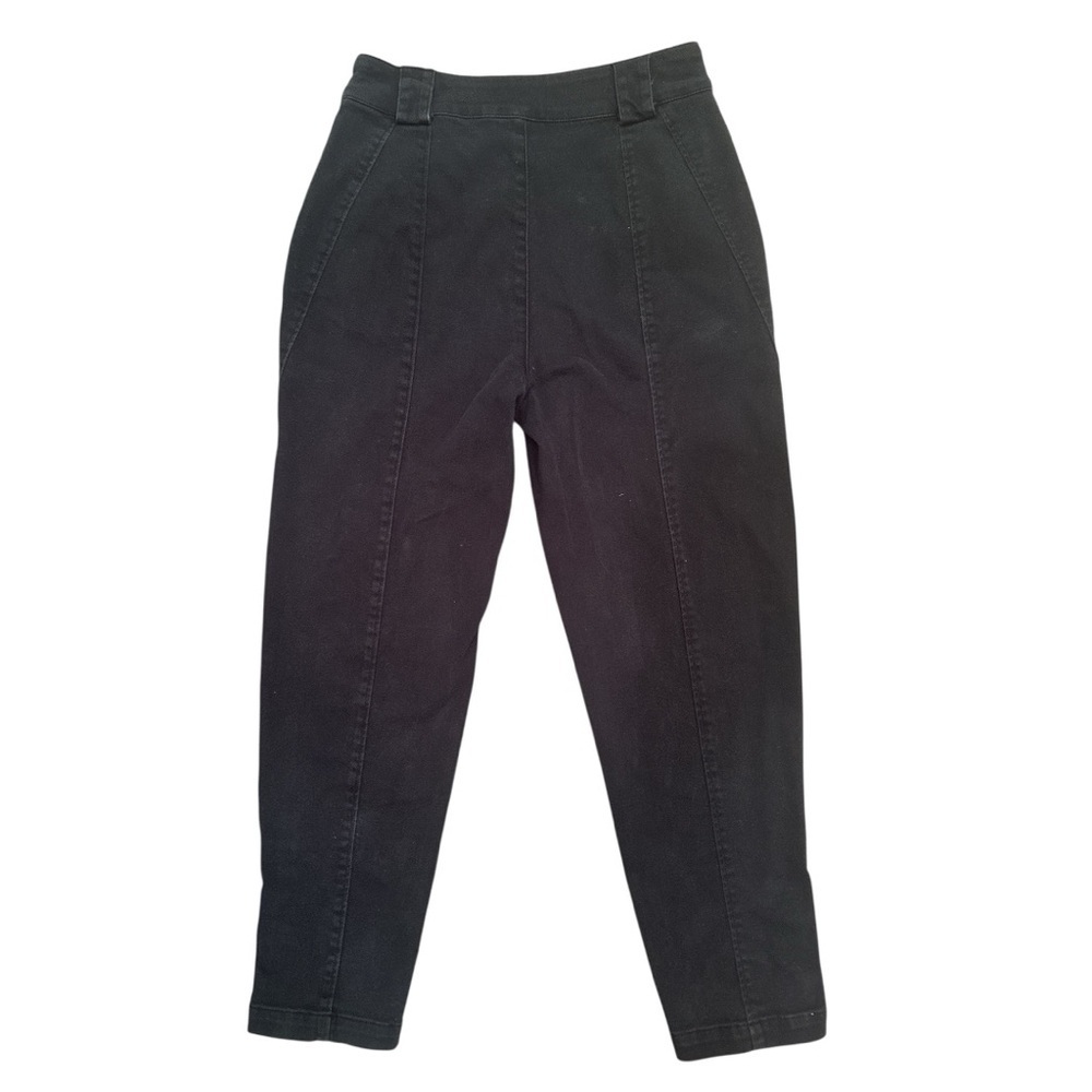 Who What Wear Black High Rise Jeans Classic Style Buttons on Leg Sz 2 Versatile - Picture 3 of 7